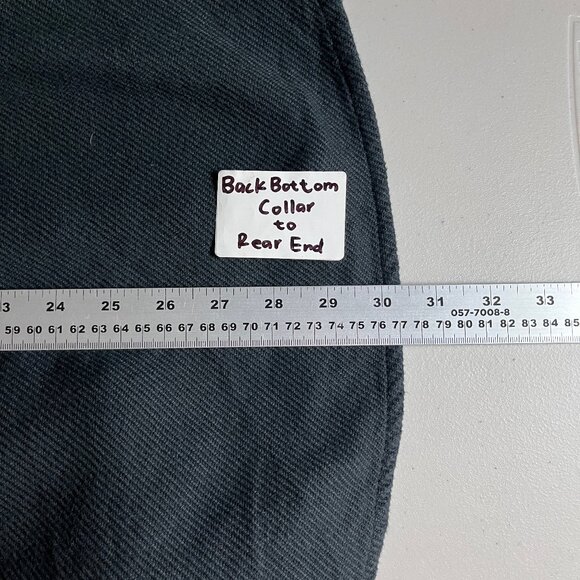 Outerknown Blanket Shirt Heavy Flannel Organic Cotton - Men's Size L - Black - Picture 9 of 9